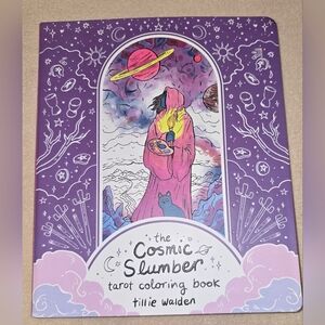 Cosmic Slumber Tarot Coloring Book